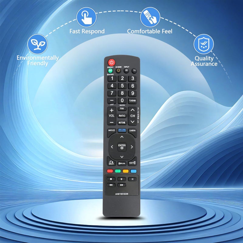 Beyution New Replaced Remote AKB72915239 for LG TV 22LV2500 26LV2500 32LK330 32LK450 32LV2500 32LV350Â¡Â­ - Image 2